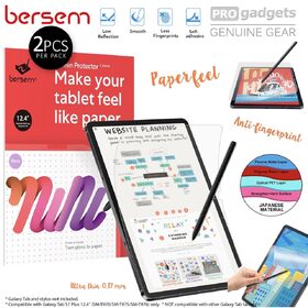 Genuine BERSEM Paperlike Screen Protector for Samsung Galaxy Tab S7 Plus/ Tab S7 Plus 5G 12.4