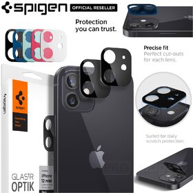 Genuine SPIGEN Glas.tR Optik Lens Tempered Glass for Apple iPhone 12 mini (5.4-inch) Camera Lens Protector 2 Pcs/Pack