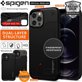 Genuine SPIGEN Hybrid NX Dual Layer Tough Cover for Apple iPhone 12 / iPhone 12 Pro (6.1-inch) Case