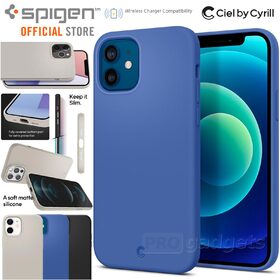 Genuine SPIGEN Ciel by CYRILL Silicone Fit Soft Rugged Slim Cover for Apple iPhone 12 / iPhone 12 Pro (6.1-inch) Case