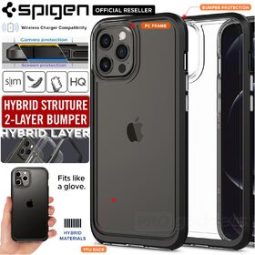 Genuine SPIGEN Neo Hybrid Crystal Clear Bumper Cover for Apple iPhone 12 Pro Max (6.7-inch) Case