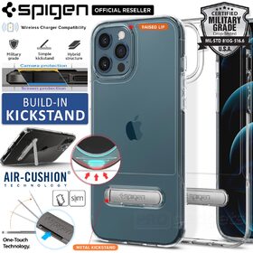 Genuine SPIGEN Slim Armor Essential S Hard Clear Cover for Apple iPhone 12 Pro Max (6.7-inch) Case