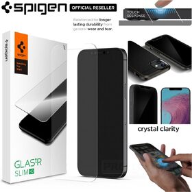 Genuine SPIGEN Glas.tR HD Slim Tempered Glass for Apple iPhone 12 Pro Max (6.7-inch) Screen Protector