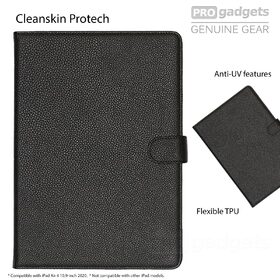 CLEANSKIN Leather Book Cover for Apple iPad Air 4 10.9" 2020 /iPad Pro 11 2018 Case - Unpackaged