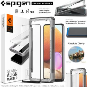 SPIGEN AlignMaster GLAS.tR Full Cover Glass Screen Protector for Galaxy A32