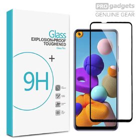 Full Cover Tempered Glass Screen Protector for Galaxy A21s