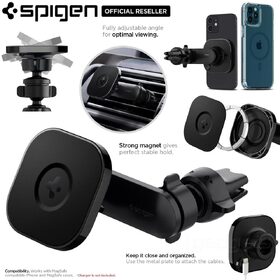 SPIGEN Air Vent OneTap Magnetic Car Mount Holder for Apple iPhone 13 / 12 Series MagSafe