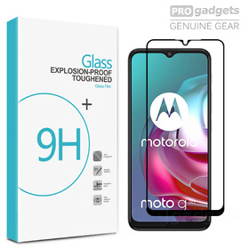 Full Cover Tempered Glass Screen Protector for Moto G30