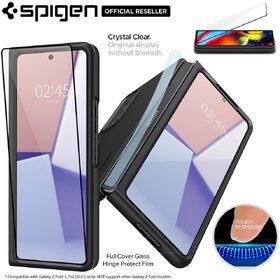 SPIGEN GLAS.tR Full Cover Front Screen Protector + Hinge Film for Galaxy Z Fold 3