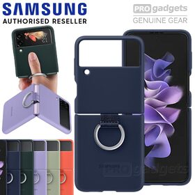 Samsung Silicone Case with Ring for Galaxy Z Flip 3