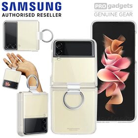 Samsung Clear Case with Ring for Galaxy Z Flip 3