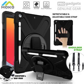 Moko Full Body 360 Rotation Case with Hand Strap and Shoulder Strap for iPad 10.2 2021/2020/2019