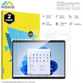 Moko Tempered Glass Screen Protector for Surface Pro 8 / X 13-inch 2Pcs/Pack
