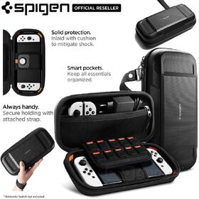 For Nintendo Switch OLED SPIGEN Rugged Armor Pro Pouch Case