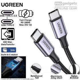 UGREEN 1m USB C to USB C 100W 5A Cable
