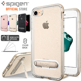 iPhone 7 Case, Genuine SPIGEN Crystal Hybrid Glitter Kickstand Cover for Apple
