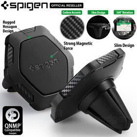 Car Mount Holder, Genuine SPIGEN Kuel QS11 Air Vent Magnetic for iPhone/Galaxy