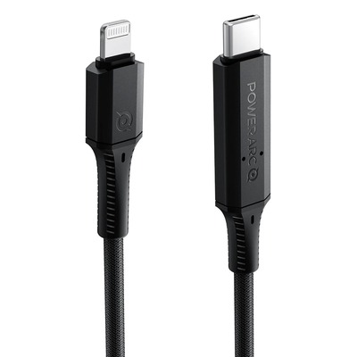 SPIGEN PowerArc ArcWire PB1901 MFI USB-C to Lightning Cable [Colour:Black]