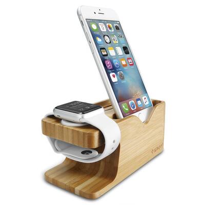 SPIGEN Stand S370 for Universal Phone / Apple Watch [Colour:Wood]