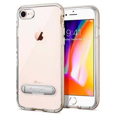 iPhone 8 Case, Genuine SPIGEN Crystal Hybrid Kickstand Cover for Apple [Colour:Champagne Gold]