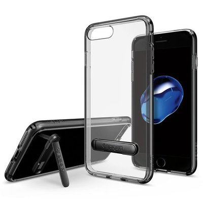 iPhone 8 Case, Genuine SPIGEN Ultra Hybrid S Kickstand Bumper Cover for Apple [Colour:Space Crystal]
