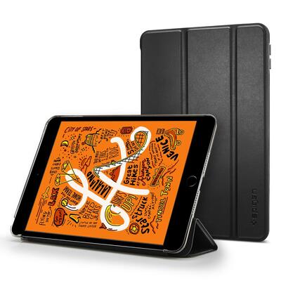 iPad mini 5 Case, Genuine SPIGEN Smart Fold Auto wake Stand Cover for Apple [Colour:Black]