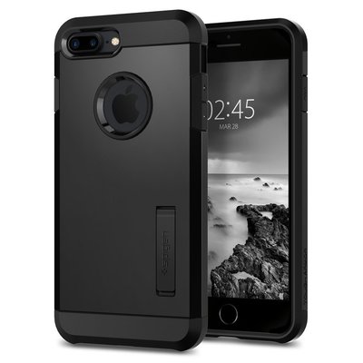 iPhone 7 Plus Case, Genuine SPIGEN Heavy Duty Tough Armor 2 Hard Cover [Colour:Black]