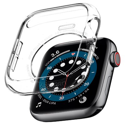 Apple Watch Series 6/5/4/SE Case, Genuine SPIGEN Liquid Crystal Clear Cover for 40mm [Colour:Clear]