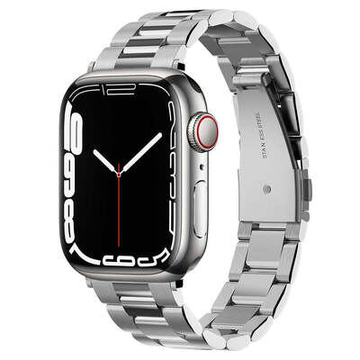 SPIGEN Modern Fit for Apple Watch 42mm / 41mm / 40mm / 38mm Watch Band [Colour:Silver]