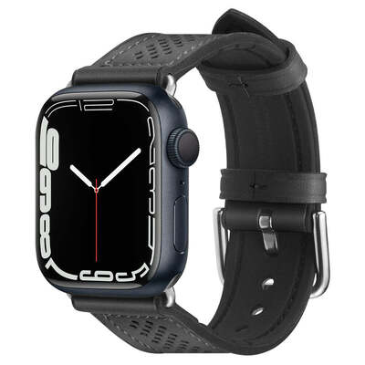SPIGEN Retro Fit (49/45/44/42mm) Watch Band for Apple Watch Series 9/Ultra 2/1/SE2/7/6/SE/5/4/3/2/1 [Colour:Black]