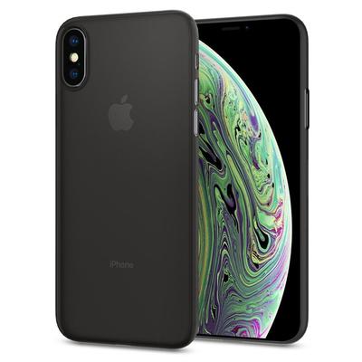 iPhone X Case, Genuine SPIGEN Air Skin Ultra Thin Soft Cover for Apple [Colour:Frosted Black]