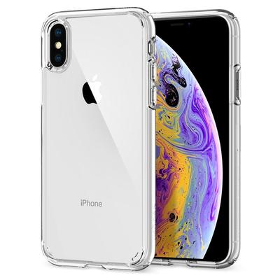 iPhone XS Case, Genuine SPIGEN Ultra Hybrid Bumper Hard Cover for Apple [Colour:Clear]