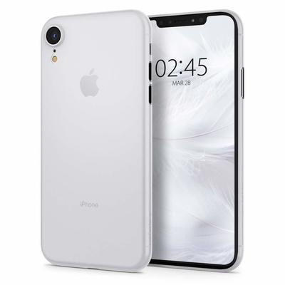 iPhone XR Case, Genuine SPIGEN Air Skin Ultra Thin Soft Cover for Apple [Colour:Frosted Clear]