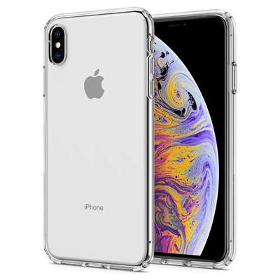 iPhone XS Max Case, Genuine SPIGEN Liquid Crystal Exact Fit Slim Soft Cover for Apple [Colour:Clear]