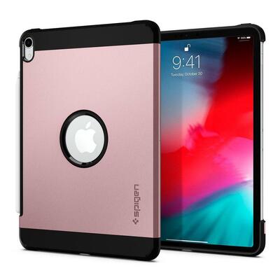 iPad Pro 11-inch 1st Gen (2018) Genuine SPIGEN Heavy Duty Tough Armor Hard Cover for Apple [Colour:Rose Gold]