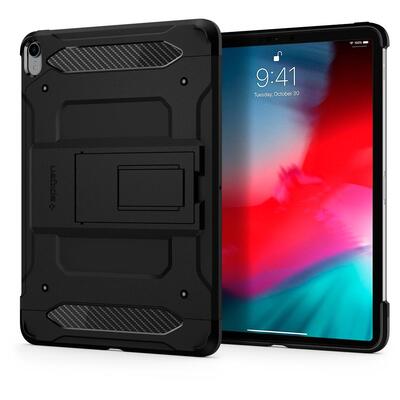 iPad Pro 11 2018 Case Genuine Spigen Heavy Duty Tough Armor Tech Cover Apple [Colour:Black]
