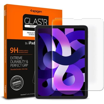 iPad Pro 11 (2021/2018 /2020) / iPad Air 4 (2020) Screen Protector, Genuine SPIGEN GLAS.tR Slim 9H Tempered Glass [Colour:Clear]