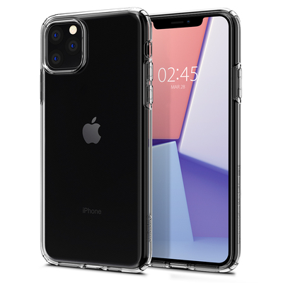 iPhone 11 Pro Max Case, Genuine SPIGEN Liquid Crystal Exact Fit Slim Soft Cover for Apple [Colour:Clear]