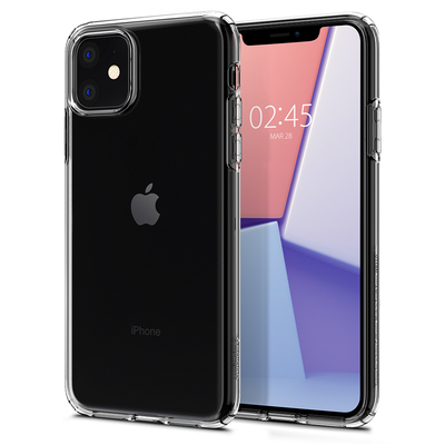 iPhone 11 Case, Genuine SPIGEN Liquid Crystal Exact Fit Slim Soft Cover for Apple [Colour:Clear]