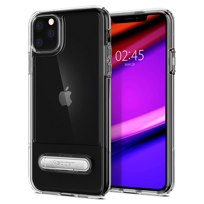 iPhone 11 Pro Case, Genuine SPIGEN Slim Armor Essential S Heavy Duty Hard Cover for Apple [Colour:Clear]