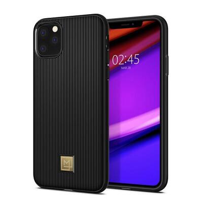 iPhone 11 Pro Case, Genuine SPIGEN La Manon Classy Chic Design Soft Cover for Apple [Colour:Black]