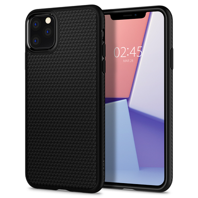 iPhone 11 Pro Case, Genuine SPIGEN Soft TPU Liquid Air Armor Slim Cover for Apple [Colour:Black]
