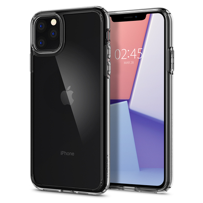 iPhone 11 Pro Case, Genuine SPIGEN Ultra Hybrid Air Cushion Bumper Cover for Apple [Colour:Clear]