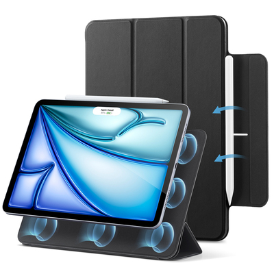 ESR Rebound Magnetic Case for iPad Air 11-inch M3 (2025) / M2 (2024) / 10.9-inch 5th Gen (2022) / 10.9-inch 4th Gen (2020) [Colour:Black]