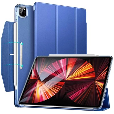 ESR Ascend Trifold Hard Case with Clasp for iPad Pro 11-inch 3rd Gen (2021) [Colour:Blue]