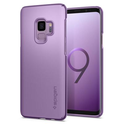 Galaxy S9 Case, Genuine SPIGEN Ultra Thin Fit Exact-Fit Slim Cover for Samsung [Colour:Lilac Purple]