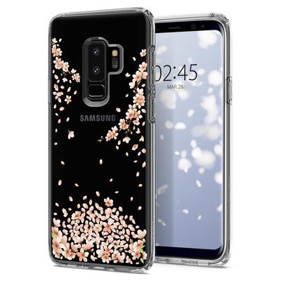 Galaxy S9 Plus Case, Genuine SPIGEN Slim Liquid Crystal Blossom Soft Cover [Colour:Blossom Crystal Clear]