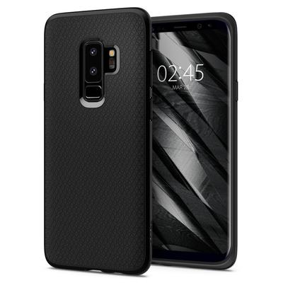 Galaxy S9 Plus Case, Genuine SPIGEN Soft TPU Liquid Air Armor Cover for Samsung [Colour:Black]