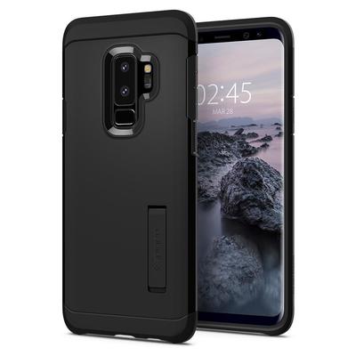 Galaxy S9 Plus Case, Genuine SPIGEN Heavy Duty Tough Armor Cover for Samsung [Colour:Black]