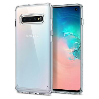 Galaxy S10 Case, Genuine SPIGEN Ultra Hybrid Air Cushion Clear Cover for Samsung [Colour:Clear]
